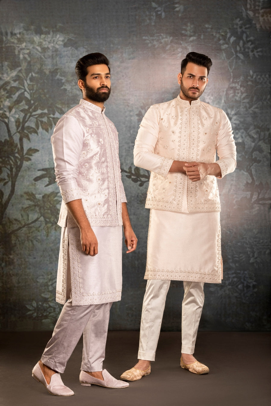 Cream Waistcoat Kurta