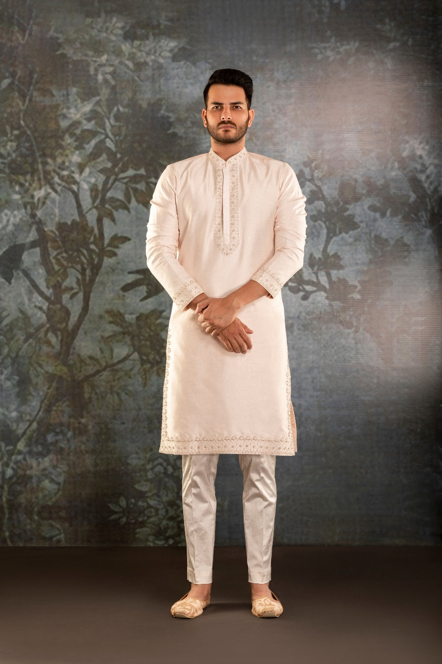 Cream Waistcoat Kurta