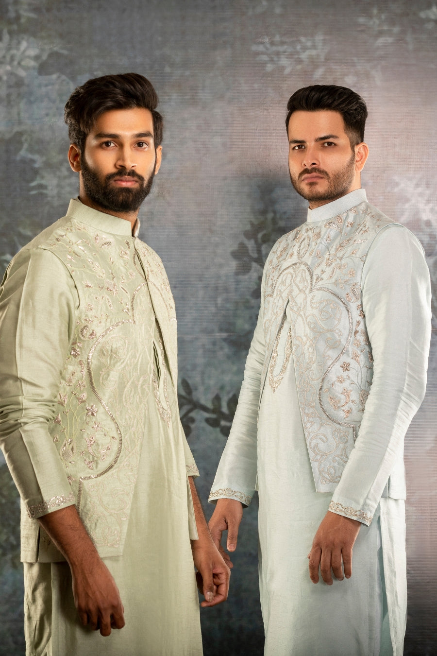 Kurta Waistcoat light grean