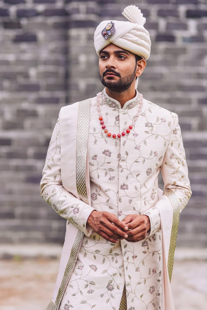 Light Pink Sherwani