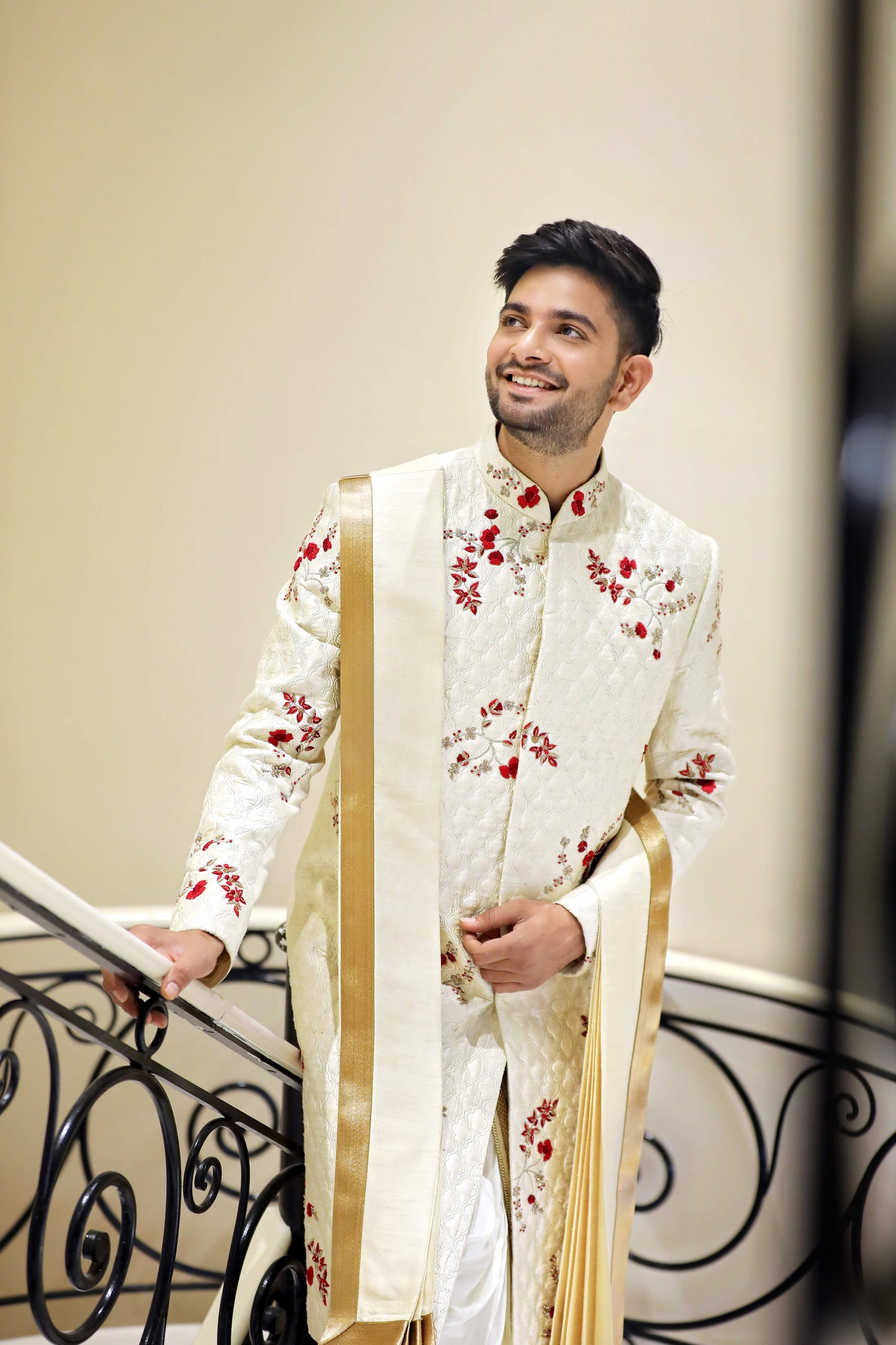 Regal Ivory Sherwani